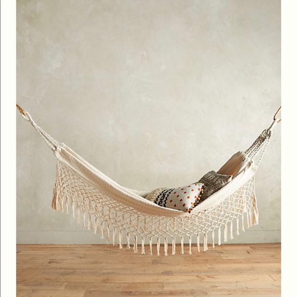 Anthropologie Other - Anthropologie hand crocheted hammock